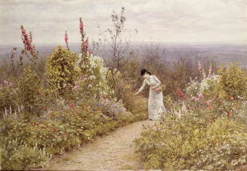 Um jardim em outubro, Aldworth, 1891